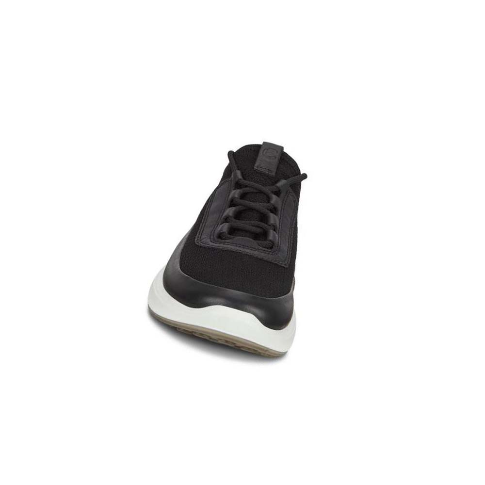 Women's Ecco Soft 7 Runner Sneakers Black | Canada 240UZG